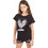 District75 Παιδικό T-Shirt Κοντομάνικο Μαύρο 123KGSS-691-071