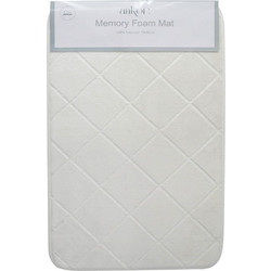 Πατάκι Μπάνιου Memory Foam Εκρου Με Sbr 50X80Εκ.Ankor