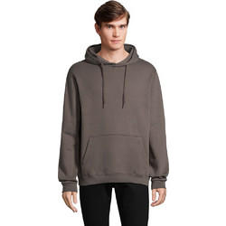 Sol's Snake Ανδρικό Φούτερ Fleece με Κουκούλα & Τσέπες Dark Grey 47101-384