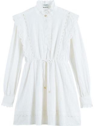 Scotch & Soda Mini Καθημερινό Φόρεμα Λευκό 170951