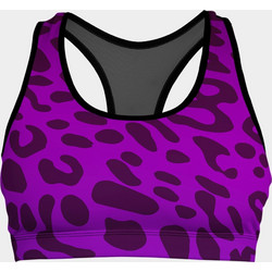 Athlon Pink Leopard Αθλητικό Μπουστάκι με Μέτρια Στήριξη Μωβ 195-1224