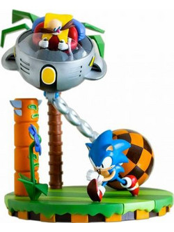 Numskull Sonic The Hedgehog 30th Anniversary Sonic vs Dr. Eggman 24cm