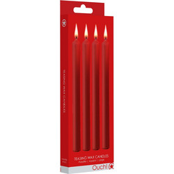 Ouch! Teasing Wax Candles Red 4τμχ