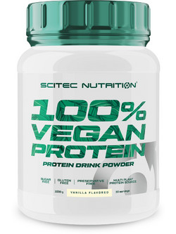 Scitec Nutrition 100% Vegan Vanilla Φυτική Πρωτεΐνη Χωρίς Γλουτένη 1kg