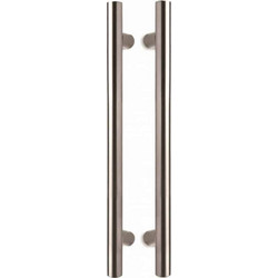 Λαβή εξώπορτας inox Φ32 Μ-8028/100 ζεύγος (1,00 μ. ύψος)