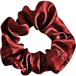 SCRUNCHIE ΣΑΤΕΝ ΚΟΚΚΙΝO