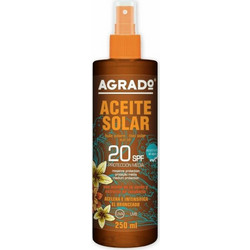 Agrado Protection Λάδι Μαυρίσματος Σώματος SPF20 250ml