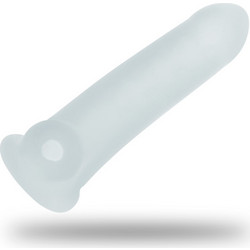 Ohmama Silicone Penis & Testibles Sleeve Small Κάλυμμα Επιμήκυνσης Πέους Clear