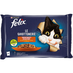 Purina Felix Le Ghiottonerie Adult with Lamb & Rabbit in Jelly 4x85gr