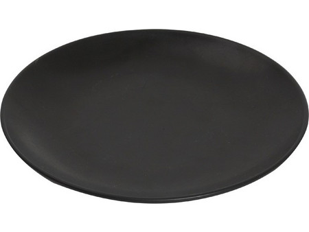 Espiel Πιάτα Ρηχά Πορσελάνης Terra Matt Black 21cm 6τμχ TLM160K6