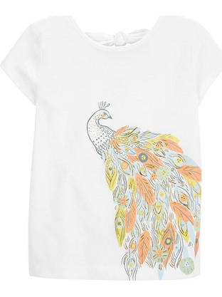 Carter's Παιδικό T-Shirt Κοντομάνικο Λευκό 2O933910