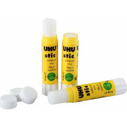Κόλλα UHU Stick για Χαρτί 3τμχ 8.2gr Χωρίς Διαλύτες (UHU41275)