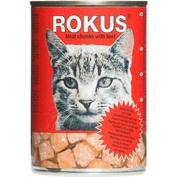 Rokus Adult with Beef Chunks in Gravy 410gr