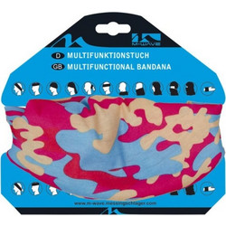 M-Wave 715189 Μπαντάνα Pink/Blue Camouflage