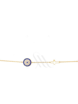Majestic Γυναικείο Βραχιόλι από Ασήμι 925 BS1469G