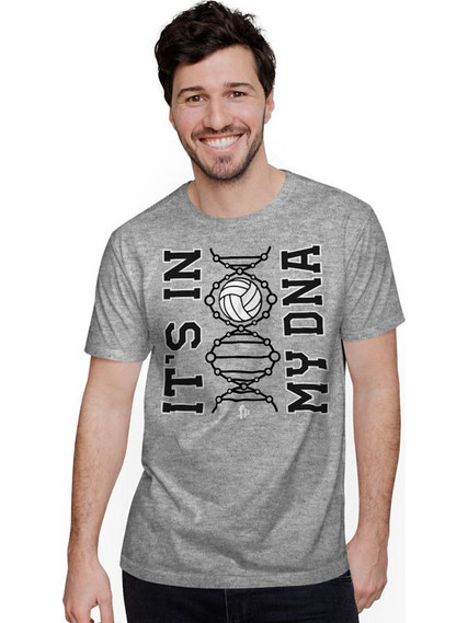 Its In My DNA Volleyball (Κοντομάνικο Ανδρικό / Unisex) - Grey melange
