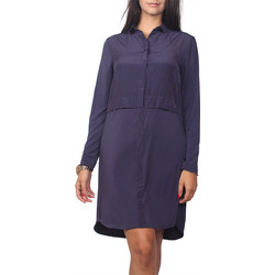 Soft Rebels Gloria Mini Καθημερινό Φόρεμα Σεμιζιέ Navy Μπλε 516-302