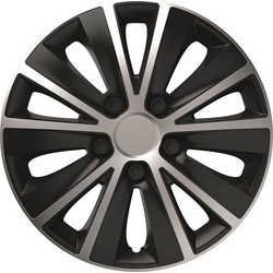 Τάσι Αυτοκινήτου Hubcap Trend Rapide 16 Silver/Black AMiO 10299