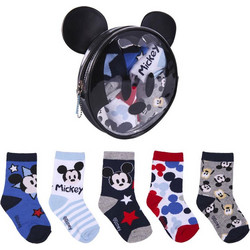 Σετ Βρεφικές Κάλτσες Mickey Mouse 5 Τεμάχια Σε Νεσσεσερ