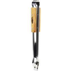 BBQ Τσιμπίδα με Ξύλινη Λαβή 40.5cm