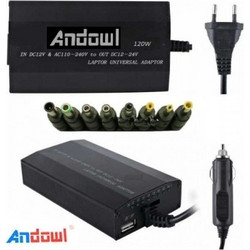 Andowl Universal notebook adapter Home-Car 120W Q-A23