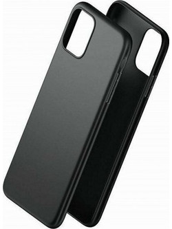 3mk Matt Case Back Cover Black (iPhone 11)