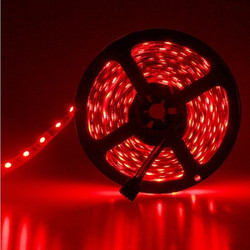 Led ταινία αδιάβροχη 5m 4.8W 12VDC κόκκινο φως IP65 εύκαμπτη & αυτοκόλλητη - LS65-00202