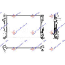 Ψυγειο 1.8TBi (61x40.6x2.6) Alfa Romeo Giulietta 10- - 100006340