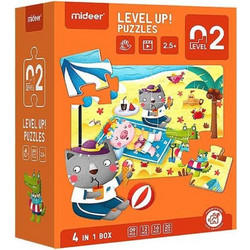 Παιδικό Puzzle Mideer Level Up 2 Seasons 9 + 12 + 16 + 20 Κομμάτια