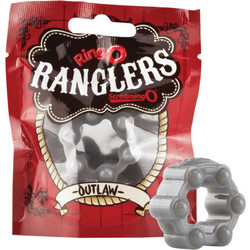 Screaming O Ring Ranglers Outlaw Ελαστικό Δαχτυλίδι Πέους Σιλικόνης Γκρι