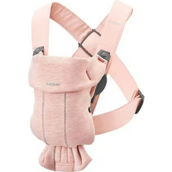 BabyBjorn Mini 3D Jersey Μάρσιπος με Μέγιστο Βάρος 11kg Ροζ