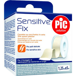 Pic Sensitive Fix Μεταξωτή Επιδεσμική Ταινία 1.25cm x 5m