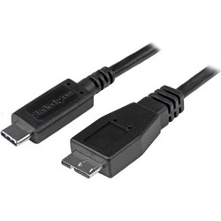 StarTech USB 3.1 Cable USB-C male - micro USB-B male Μαύρο 0.5m (USB31CUB50CM)