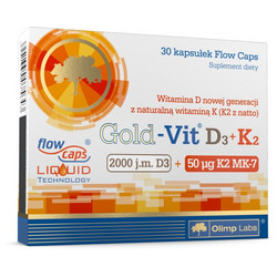 Olimp Labs Gold Vit D3 & K2 30 Κάψουλες