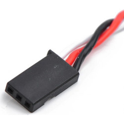 20cm Futaba 26AWG Straight Extension Lead M to F