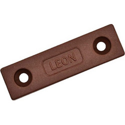 ΠΑΤΙΝΙ ΠΛΑΣΤΙΚΟ ΒΙΔΩΤΟ ΠΛΑΚΕ 55Χ15ΜΜ (500ΤΜΧ) LEON Καφέ