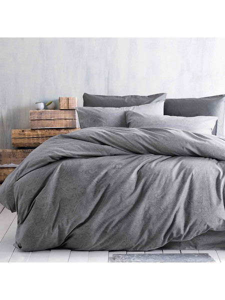 Rythmos Σετ Σεντόνια Ημίδιπλα 160x260 Charisma Grey