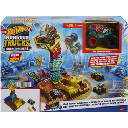 Mattel Hot Wheels Monster Trucks Arena Smashers Car Demo Jump