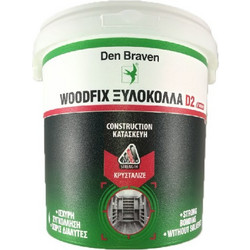 Κόλλα Ξύλου Ταχείας Πήξεως DEN BRAVEN WOODFIX D2 1Kg