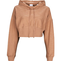 Adidas Lounge Terry Loop Hoodie Γυναικείο Αθλητικό Crop Top με Κουκούλα Rusted HZ1598