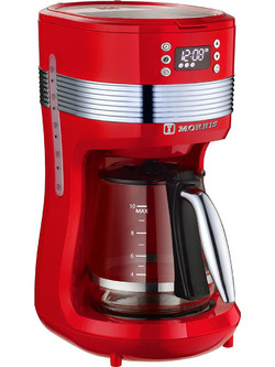 Morris Retro Series R20843CMR Προγραμματιζόμενη Καφετιέρα Φίλτρου 1100W Retro Red