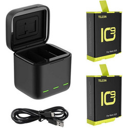 Telesin GP-BNC-901-B Triple Charger with 2 Batteries (Hero10)