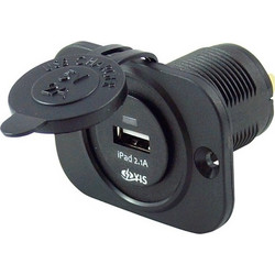 Eval Παροχή Ρεύματος USB Μονή Μαύρο Κωδικός: 01571-B