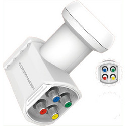 Commander QD-01 LNB 4 Εξόδων 0.1dB Κωδικός: 31261276