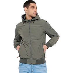 Funky Buddha Ανδρικό Μπουφάν Bomber Ανθρακί FBM007-008-01