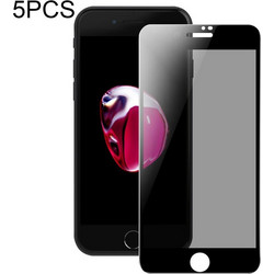 Για iPhone SE 2022 / 2020 / 7 / 8 5pcs DUX DUCIS 0.33mm 9H Υψηλό αλουμίνιο Anti-spy HD Tempered Glass Film (Κόκκινο) (DUX DUCIS)