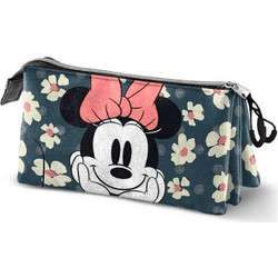 Karactermania Minnie Happy Field Eco Κασετίνα με 3 Θήκες Μπλε 05470