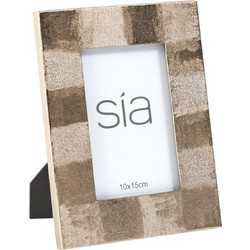 SIA - ΚΟΡΝΙΖΑ ΡΟΖ ΧΡΥΣΟ 10cmX15cm - ΜΕΤΑΛΛΟ 21,5cm X 17cm