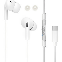 Treqa EP-757 Handsfree In-Ear USB-C White