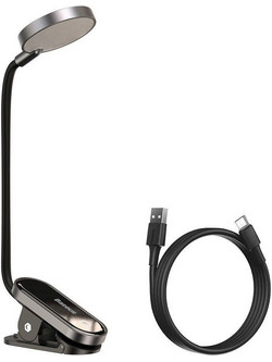 Baseus LED desk / reading lamp wireless CLIP Comfort Mini gray DGRAD-0G (200-110-530)